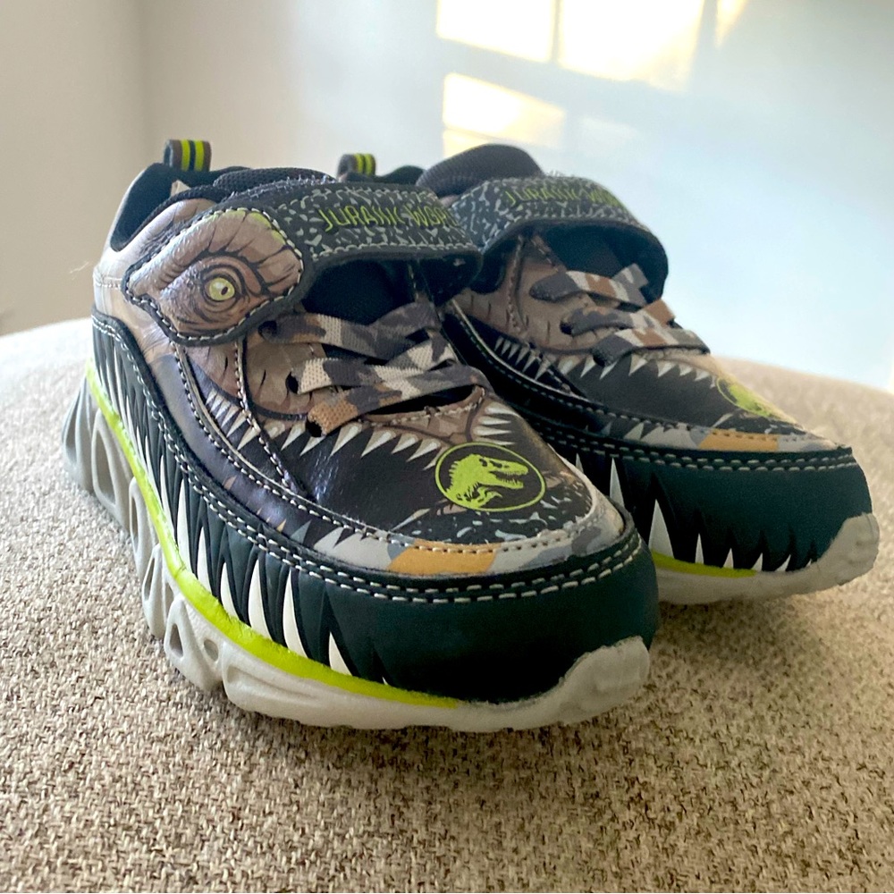 Brand new JURASSIC WORLD light up shoes